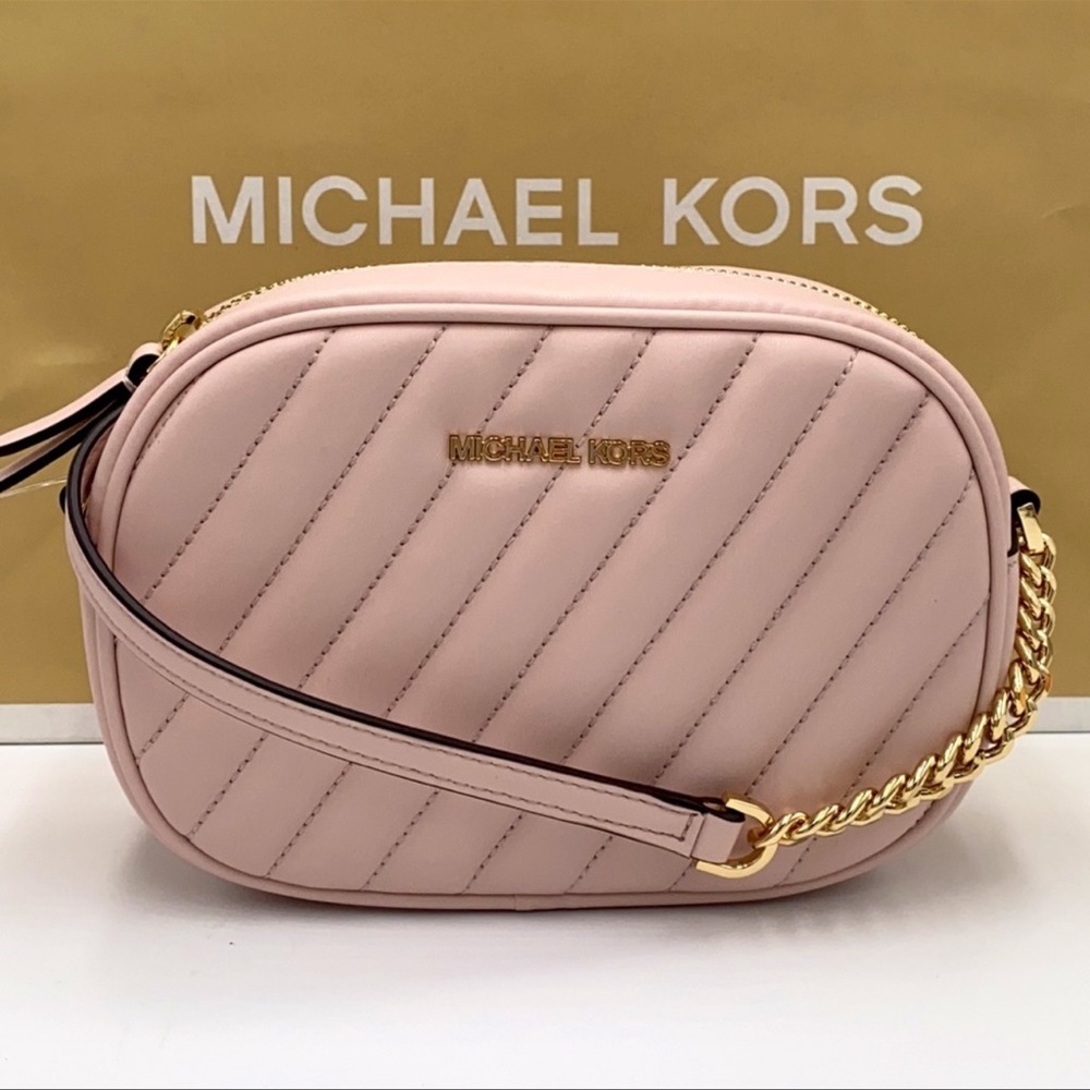 MICHAEL KORS ROSE SM OVAL CAMERA XBODY POWDER BLS - Picture 4 of 15